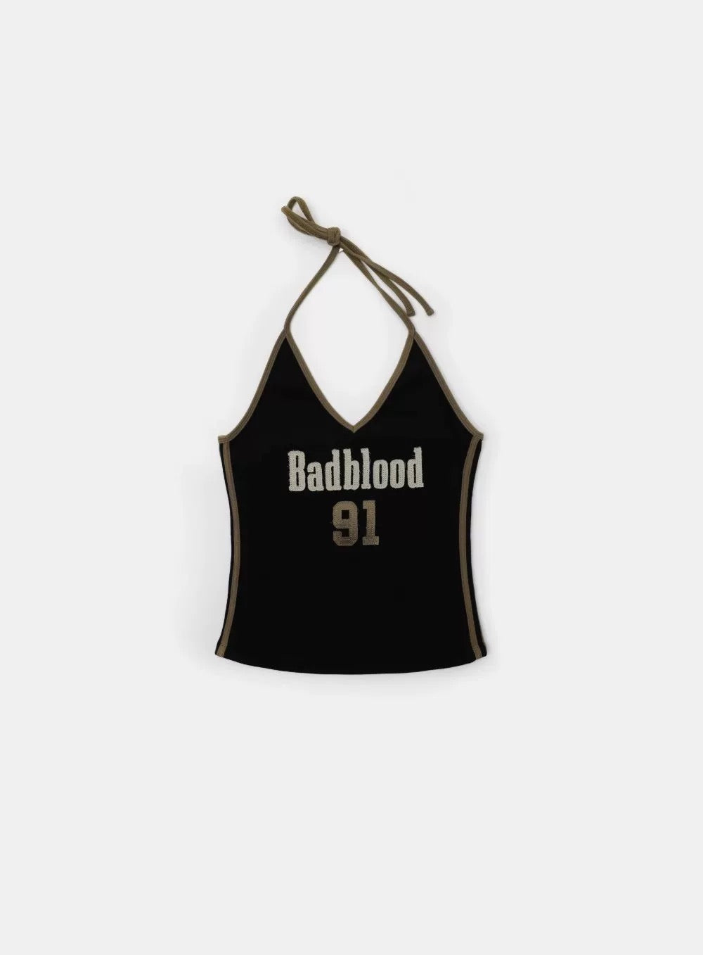 BADBLOOD レトロスポーティーデザイントップス/ショーツ